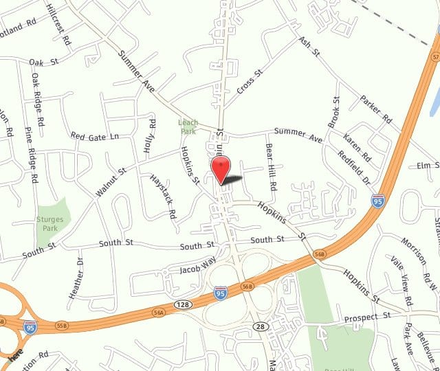 Location Map: 131 Main Street Reading, MA 01867